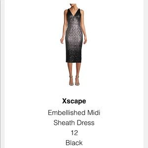 Xscape midi dress